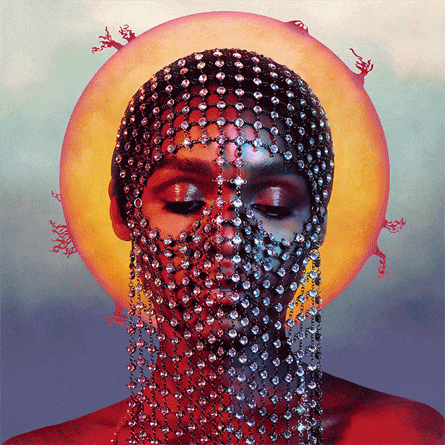 Motion graphics animation of Janelle Monae's 2018 album Dirty Computer